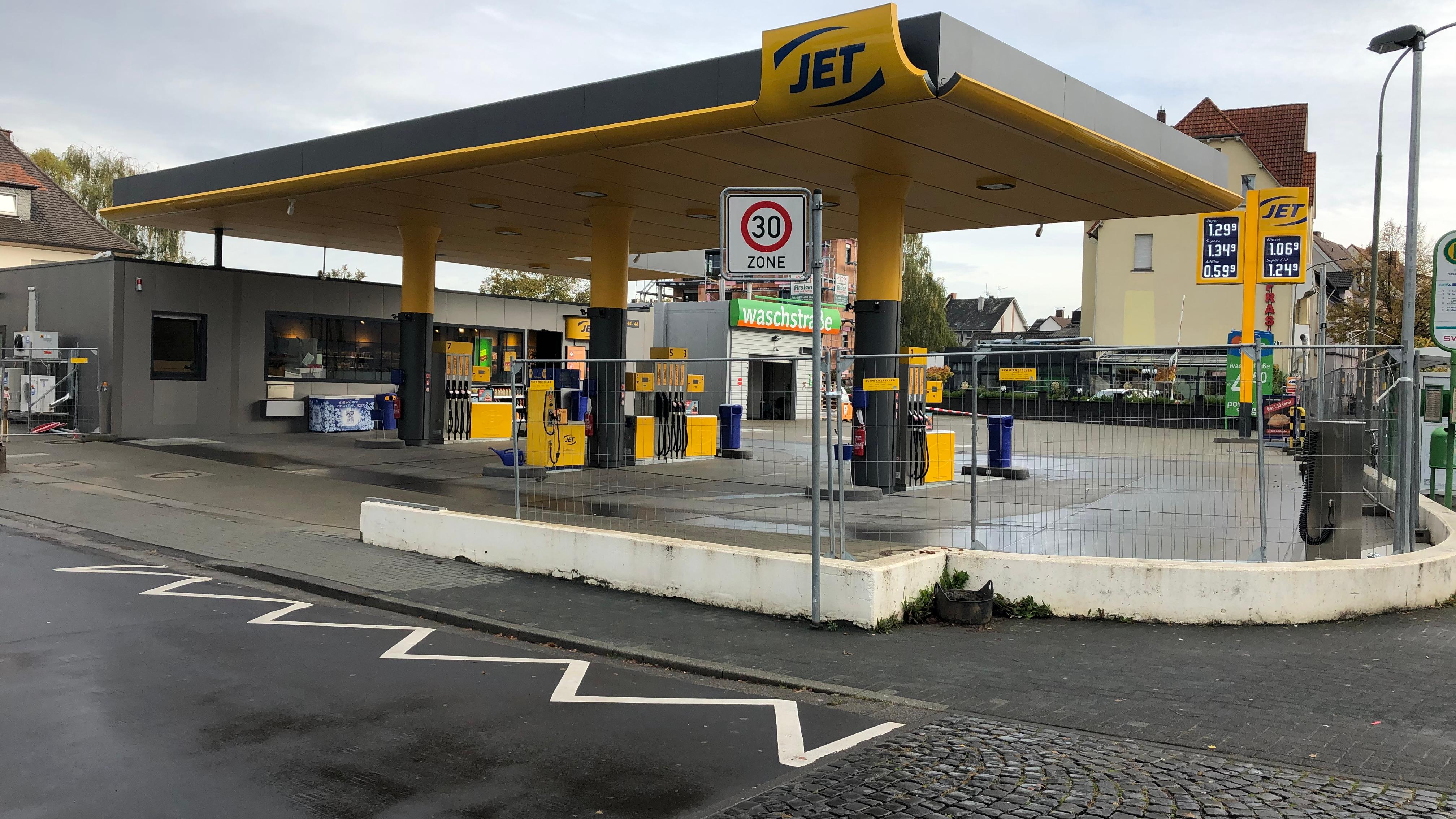 JET Tankstelle, Rodheimer Straße in Gießen