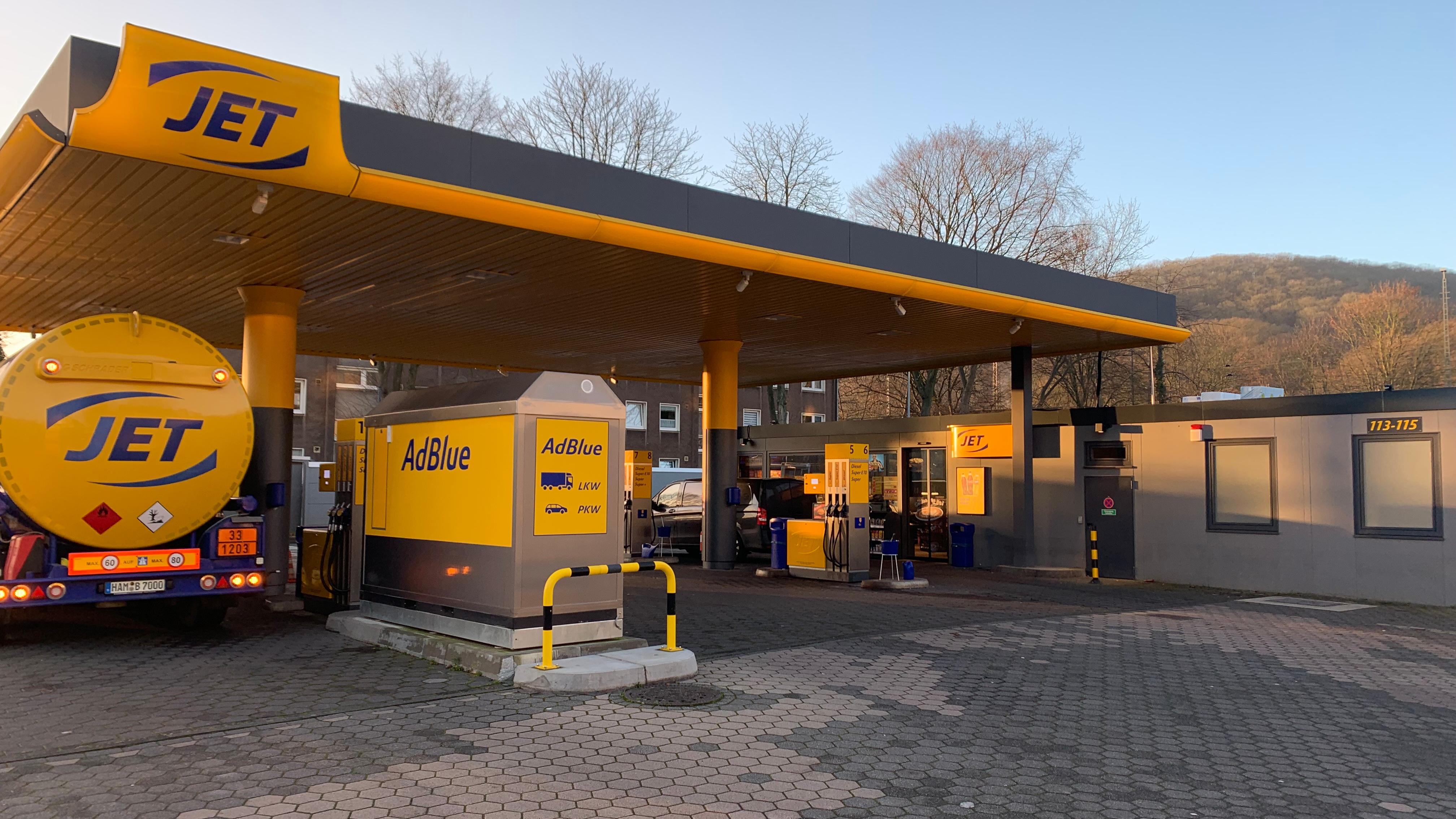 JET Tankstelle, Eckeseyer Straße in Hagen