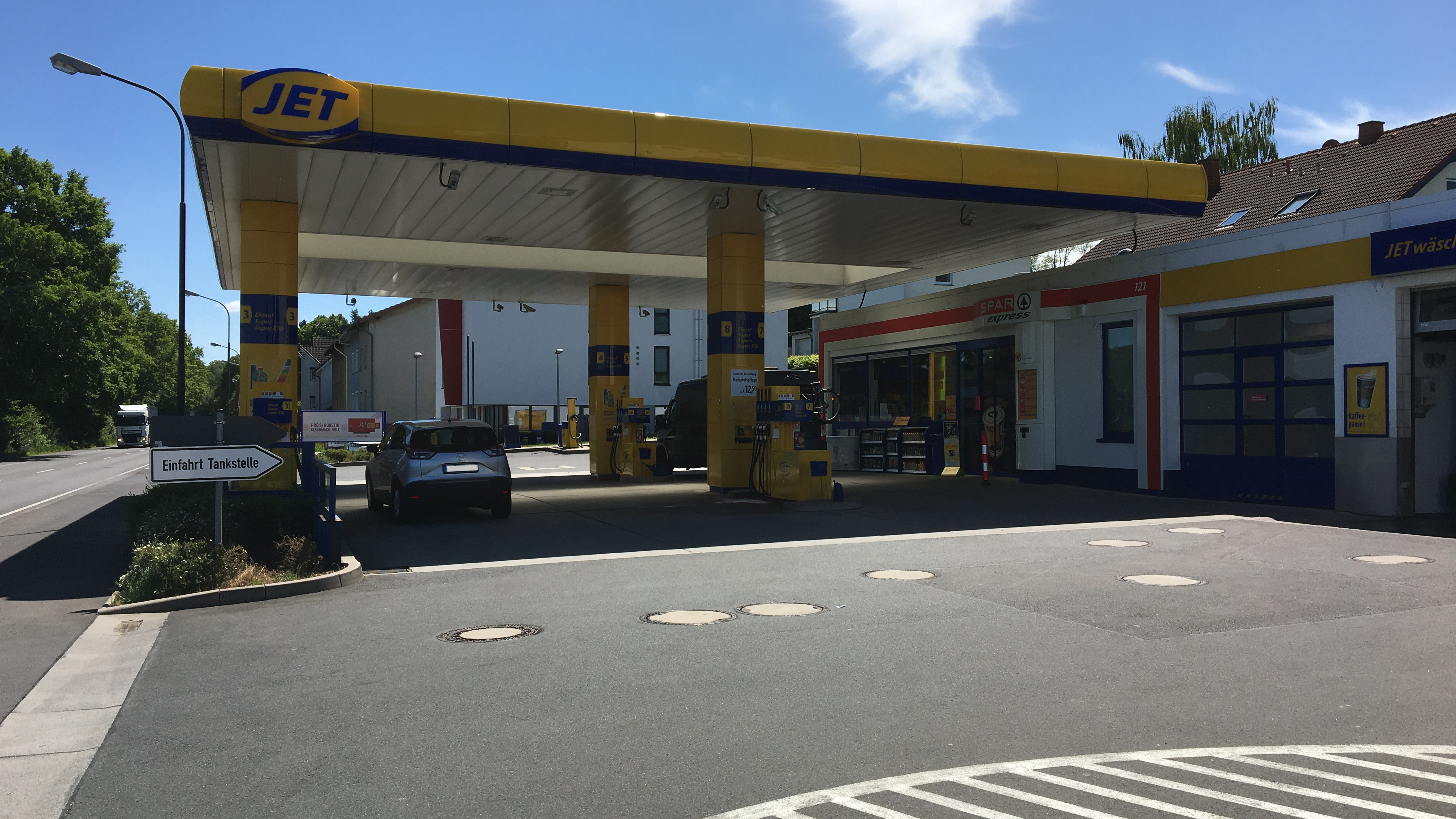 JET Tankstelle, Maberzeller Straße in Fulda