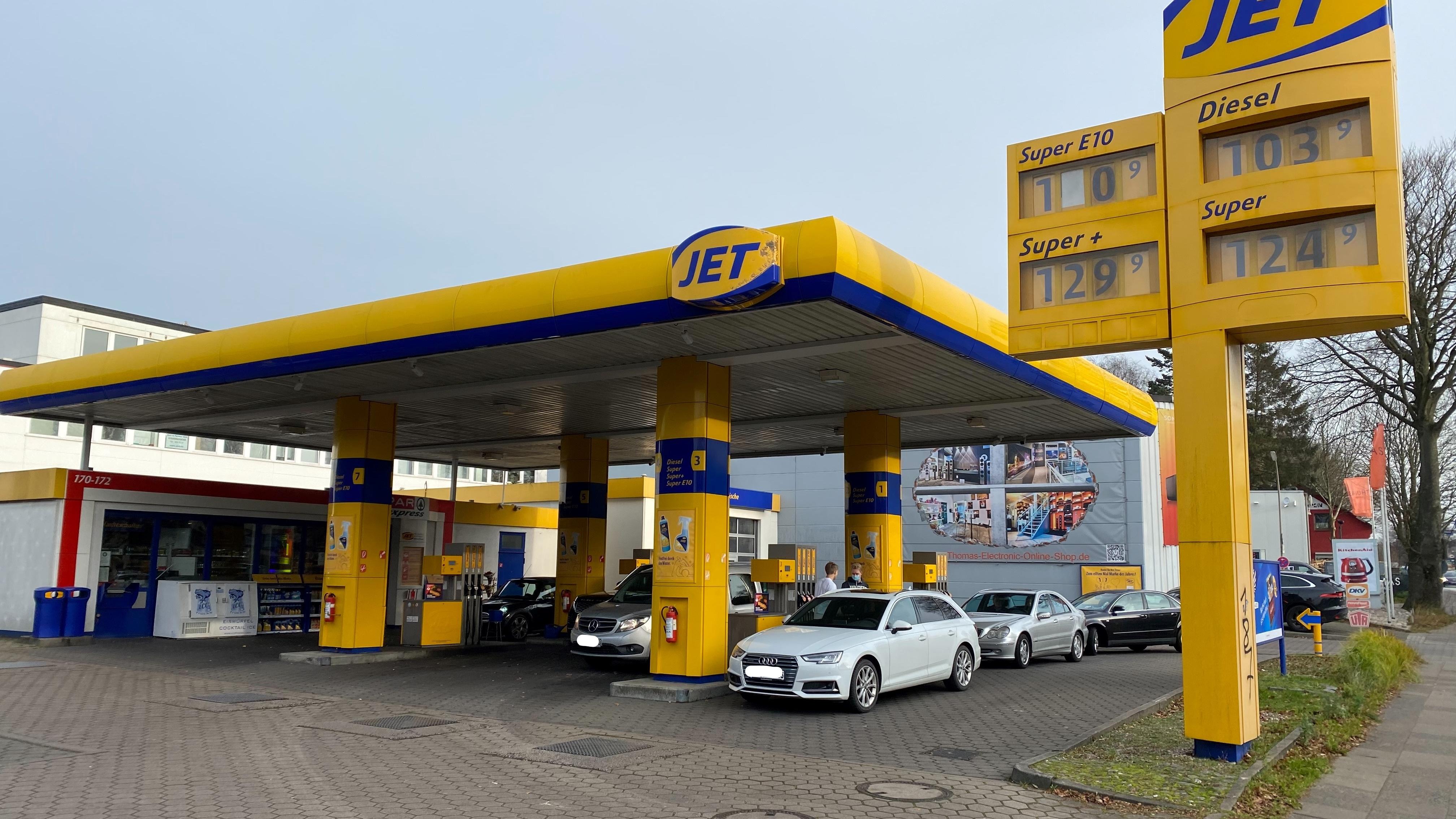 JET Tankstelle, Osdorfer Landstraße in Hamburg