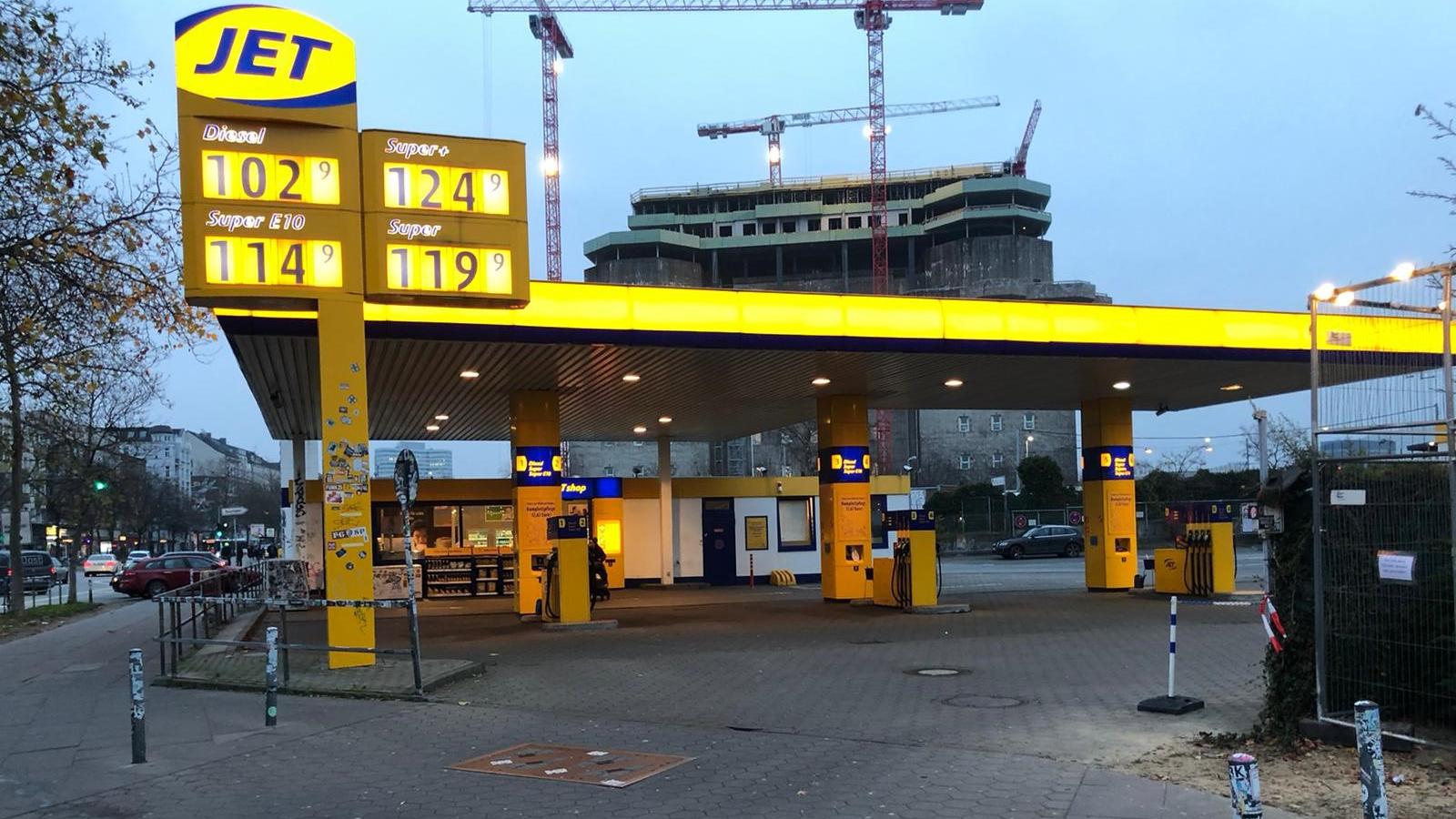 JET Tankstelle, Neuer Kamp in Hamburg