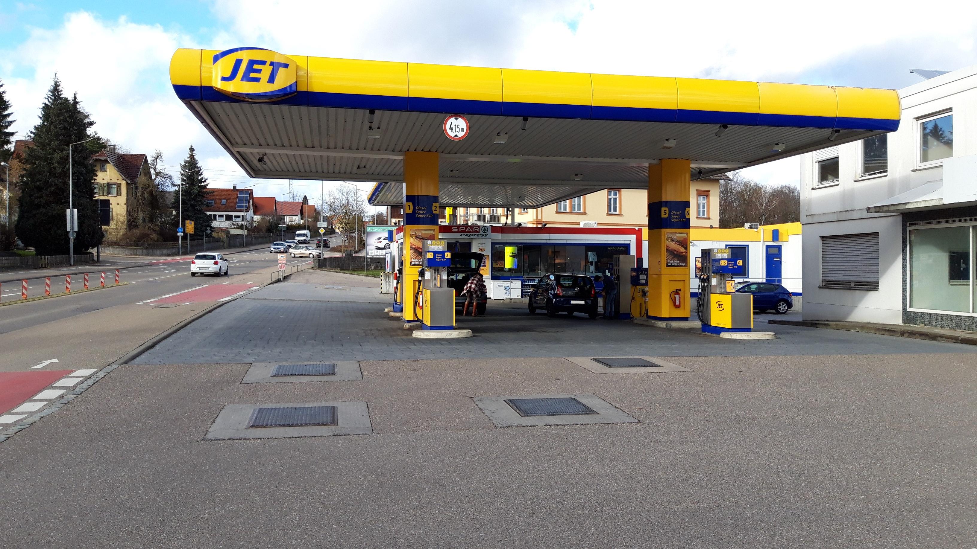 JET Tankstelle, Haller Straße in Ellwangen (Jagst)