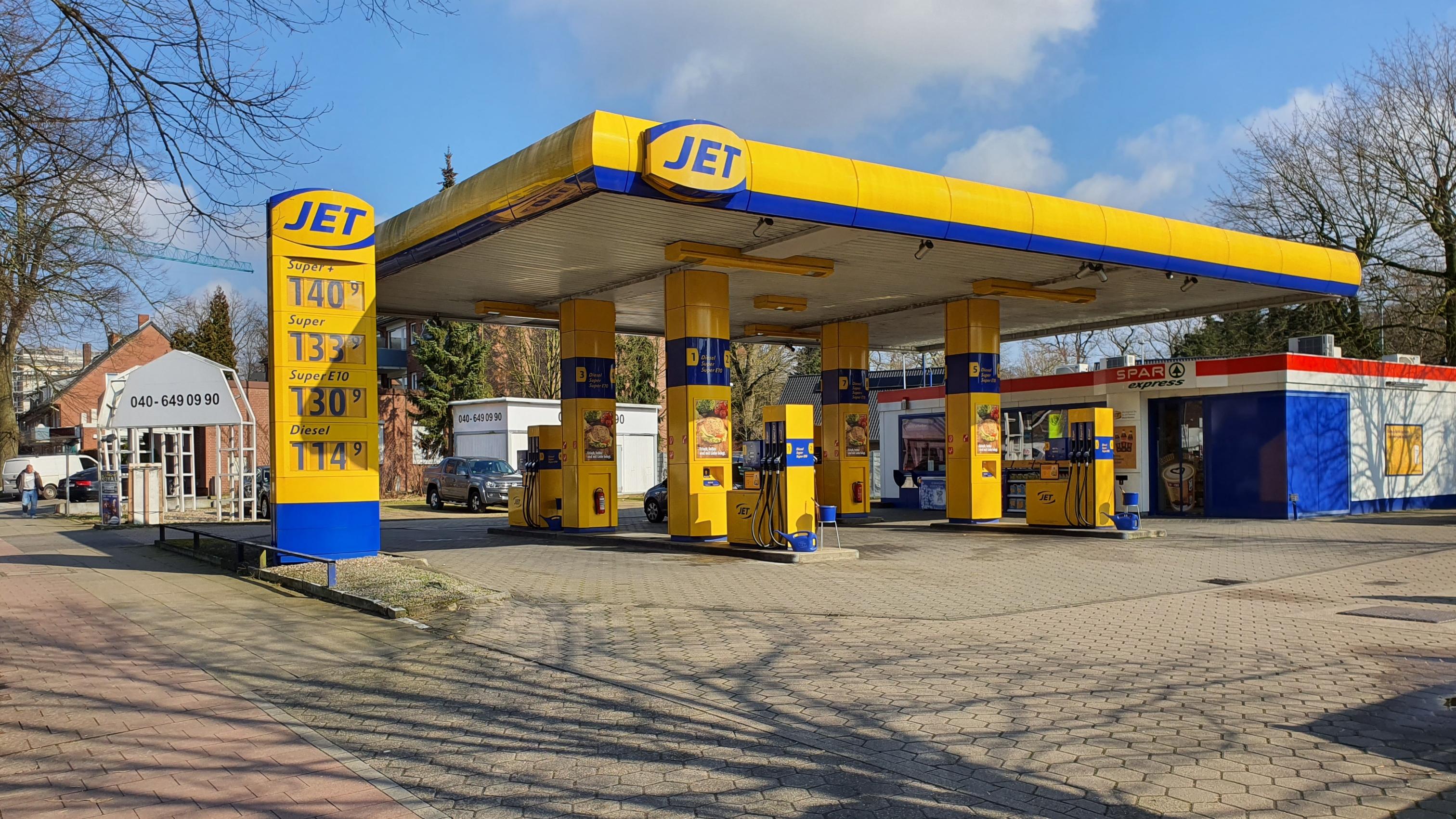 JET Tankstelle, Saseler Chaussee in Hamburg