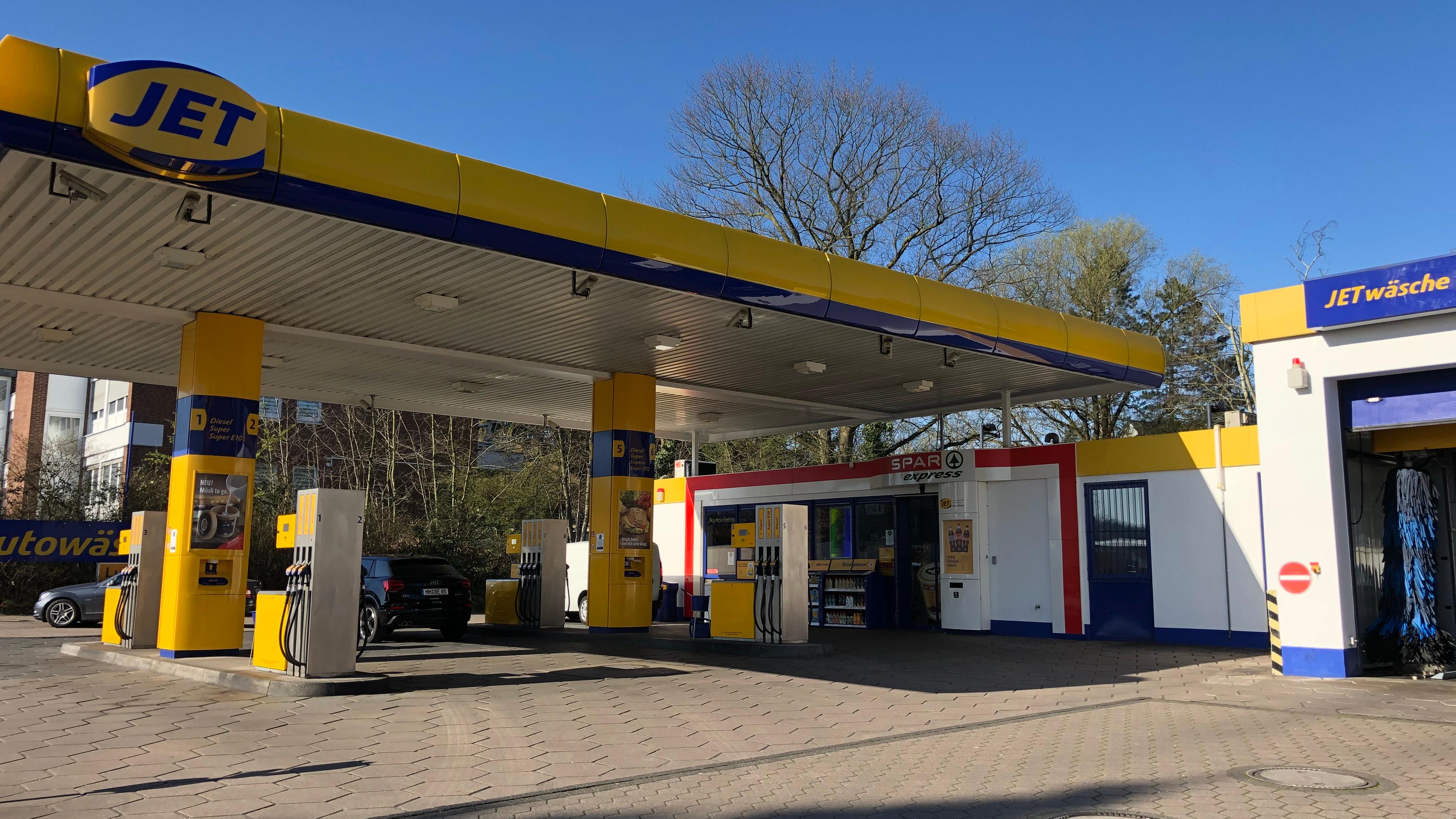 JET Tankstelle, Kölner Straße in Mülheim an der Ruhr