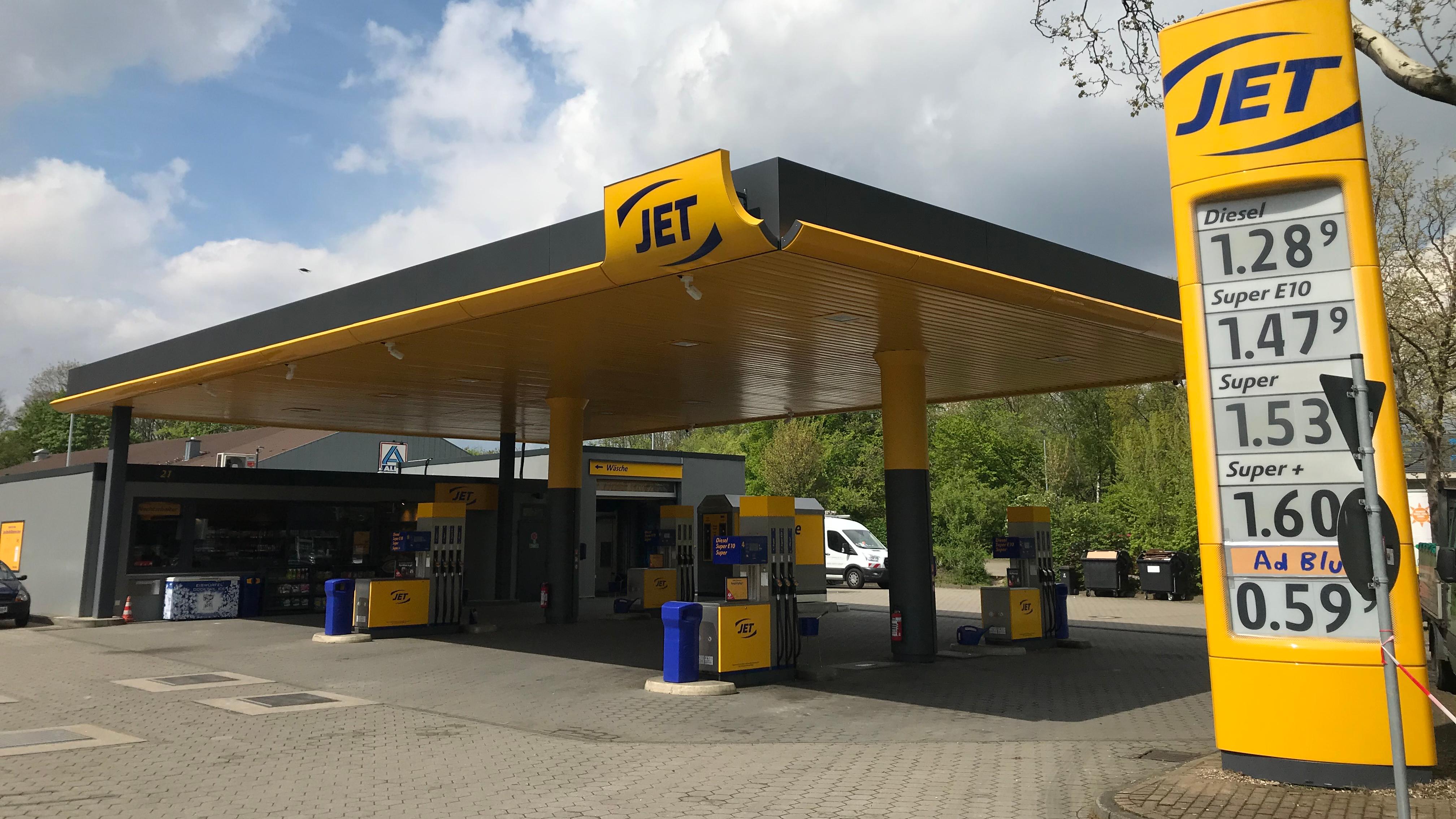 JET Tankstelle, Grothusstraße in Gelsenkirchen