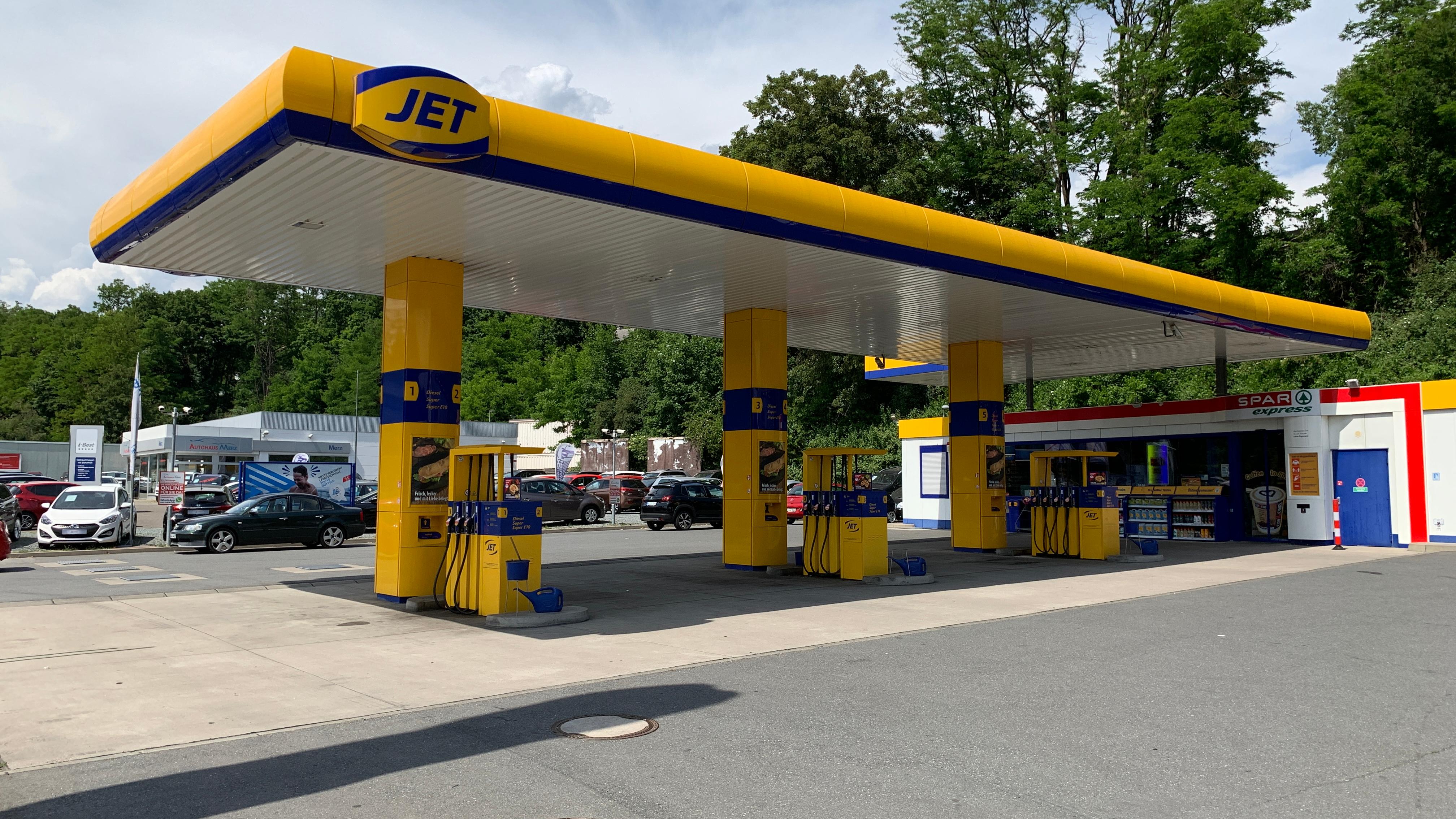 JET Tankstelle, Odenwaldstraße in Mühltal