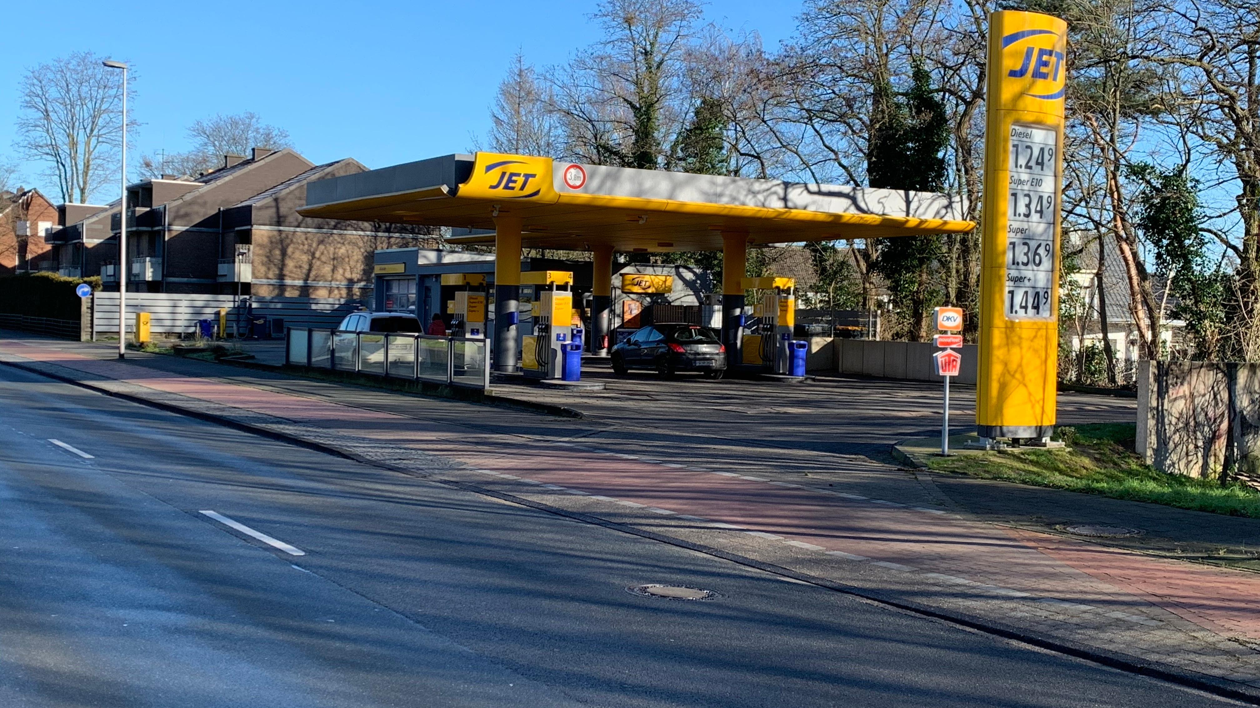 JET Tankstelle, Grevener Straße in Münster
