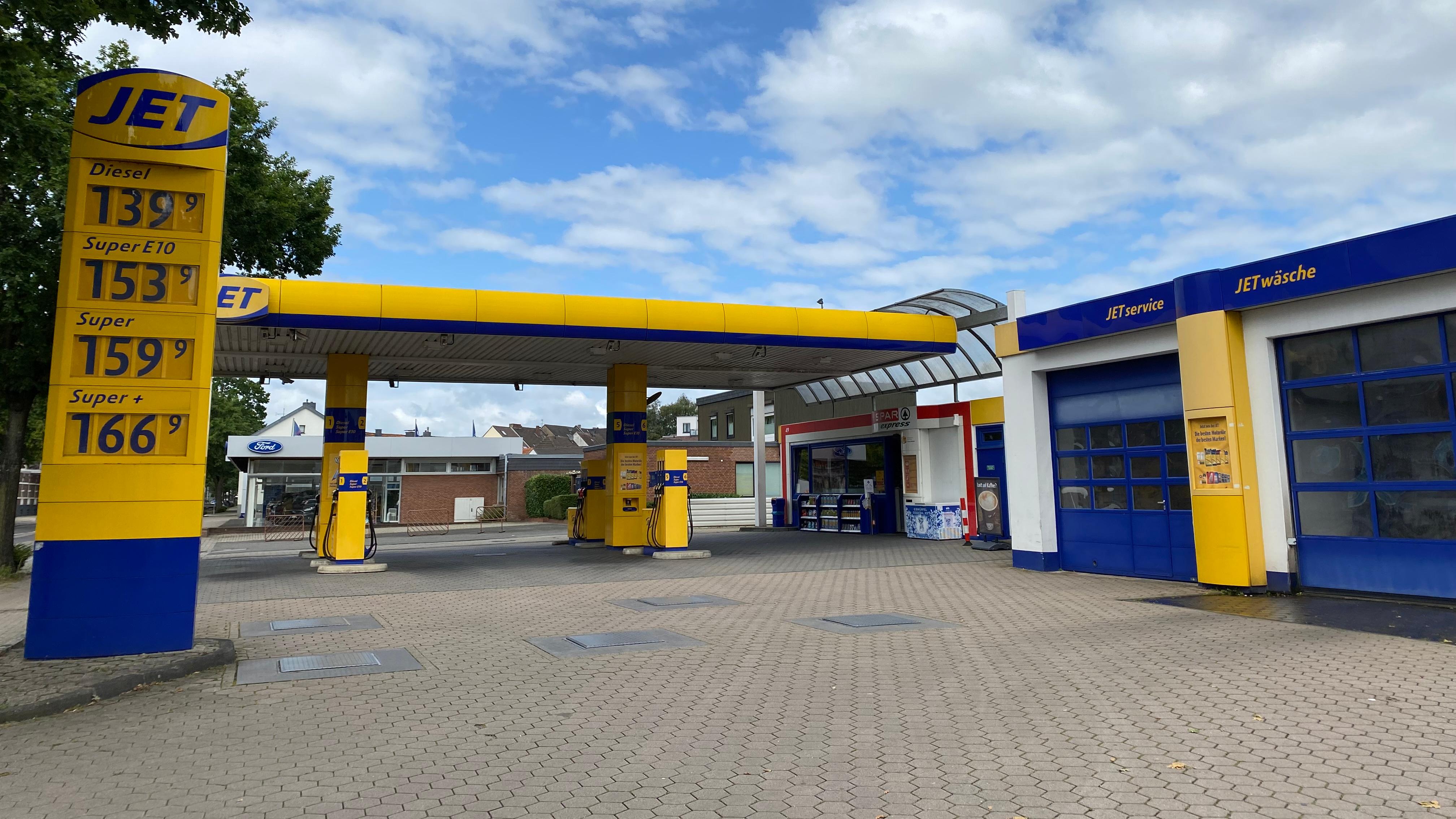 JET Tankstelle, Kalkarer Straße in Kleve