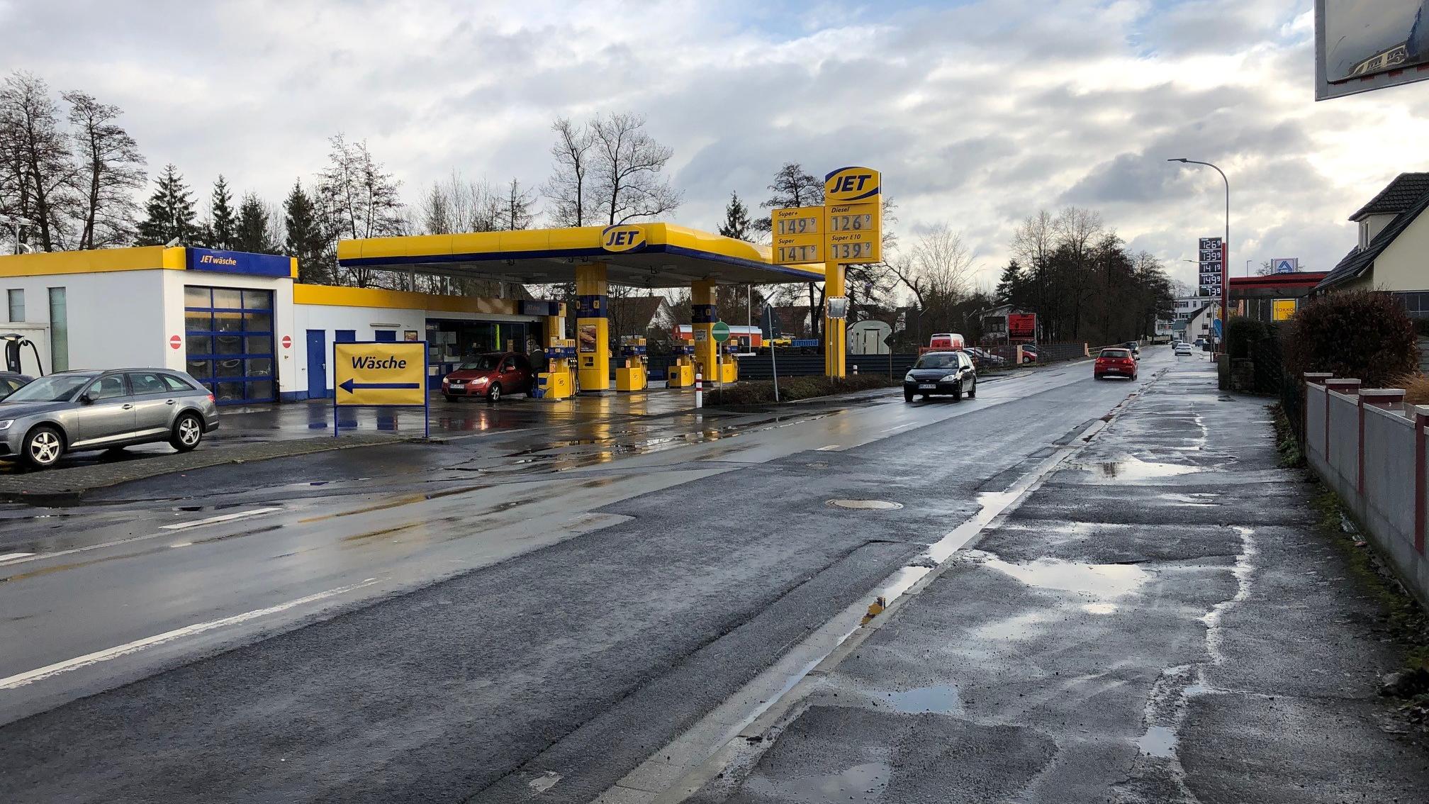 JET Tankstelle, Frankfurter Straße in Kirchhain