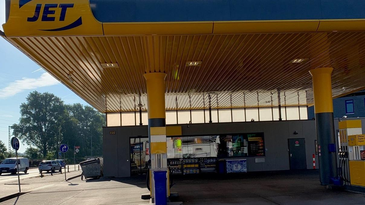 JET Tankstelle, Wormser Straße in Mainz