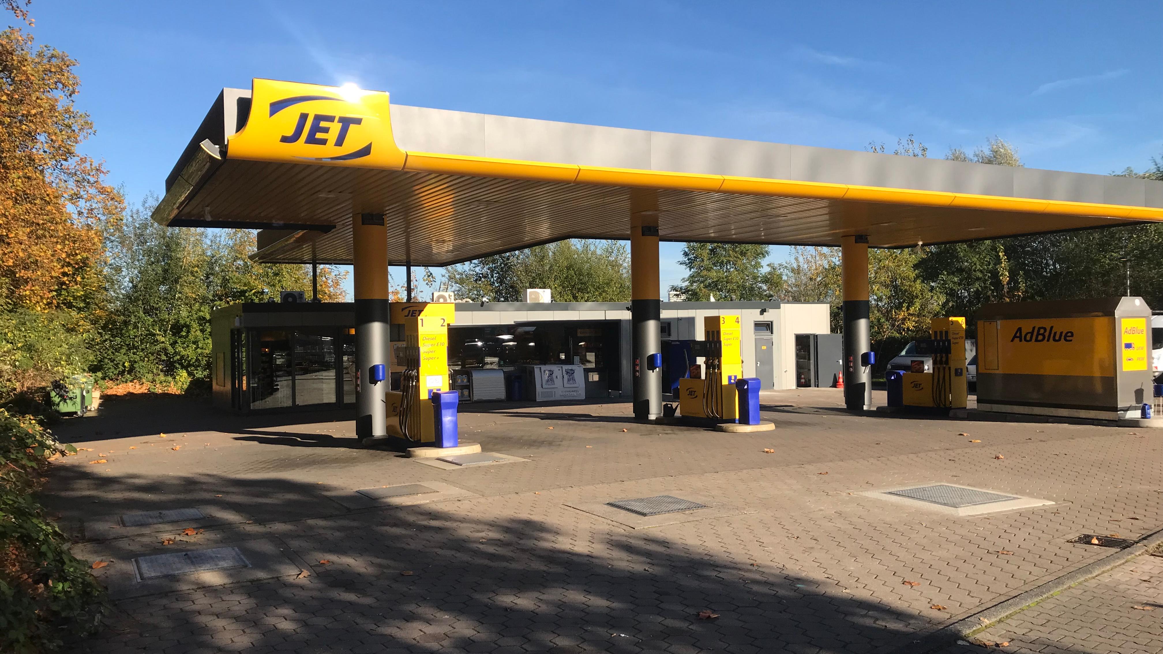 JET Tankstelle, Schwarzmühlenstraße in Gelsenkirchen