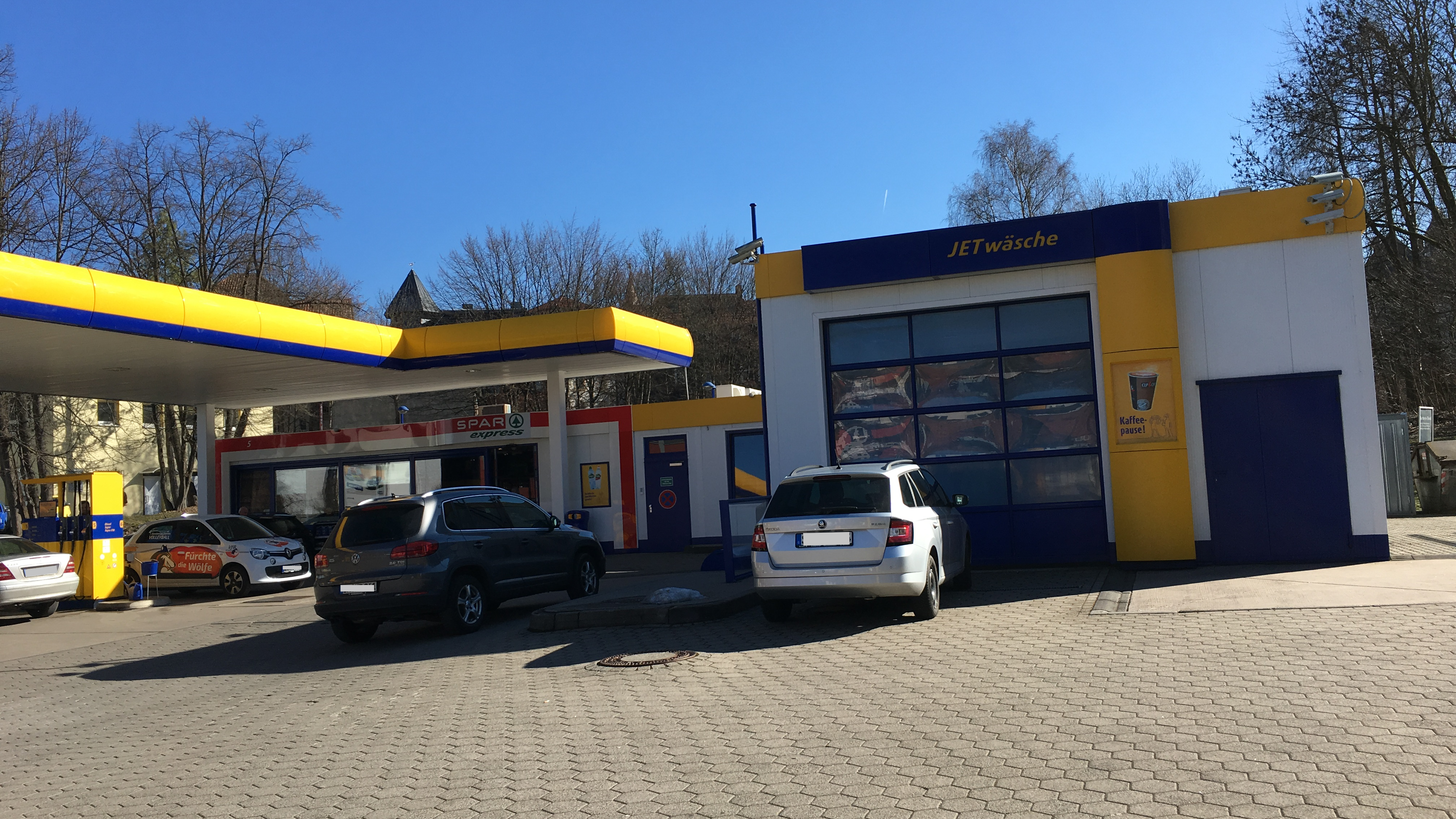 JET Tankstelle, Würzburger Straße in Suhl