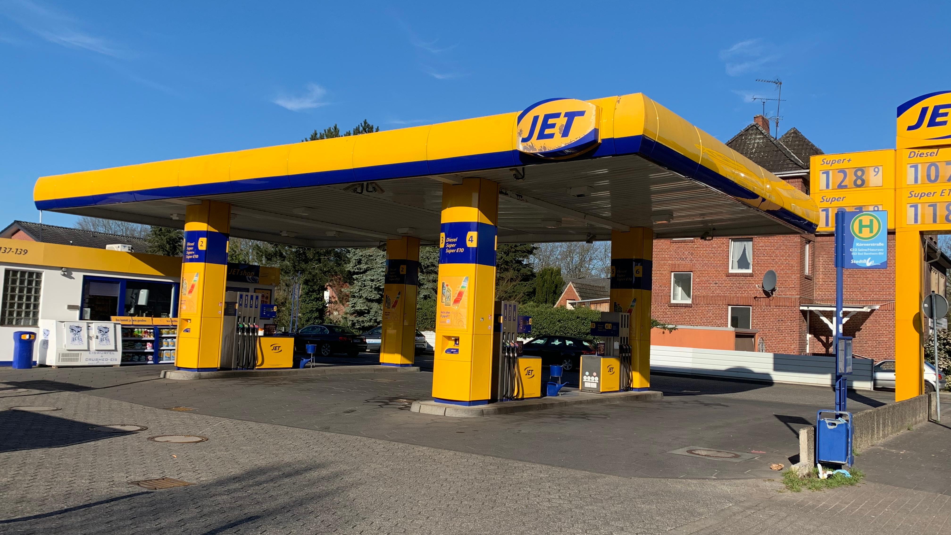 JET Tankstelle, Salzbergener Straße in Rheine