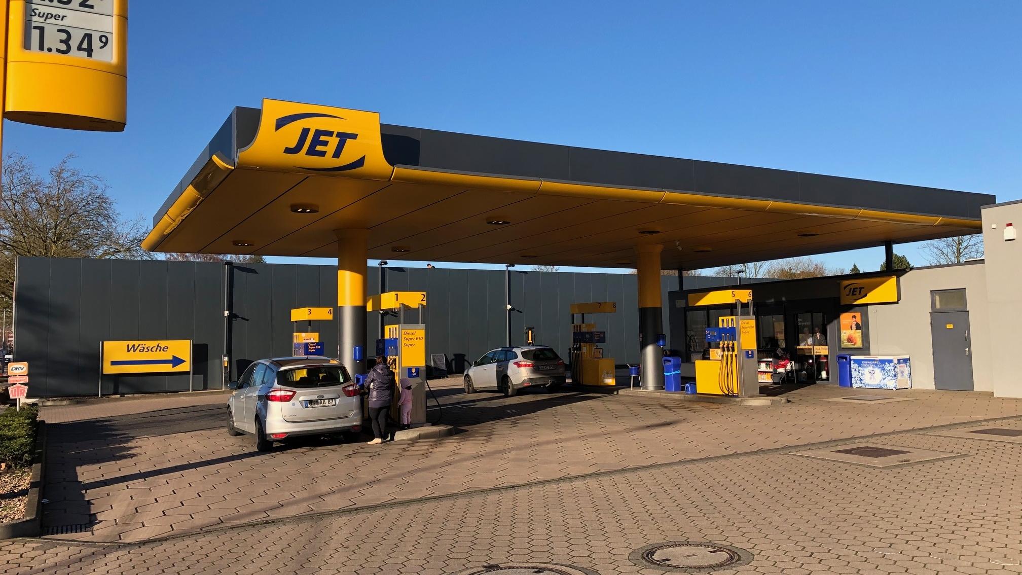 JET Tankstelle, Hansastraße in Osnabrück