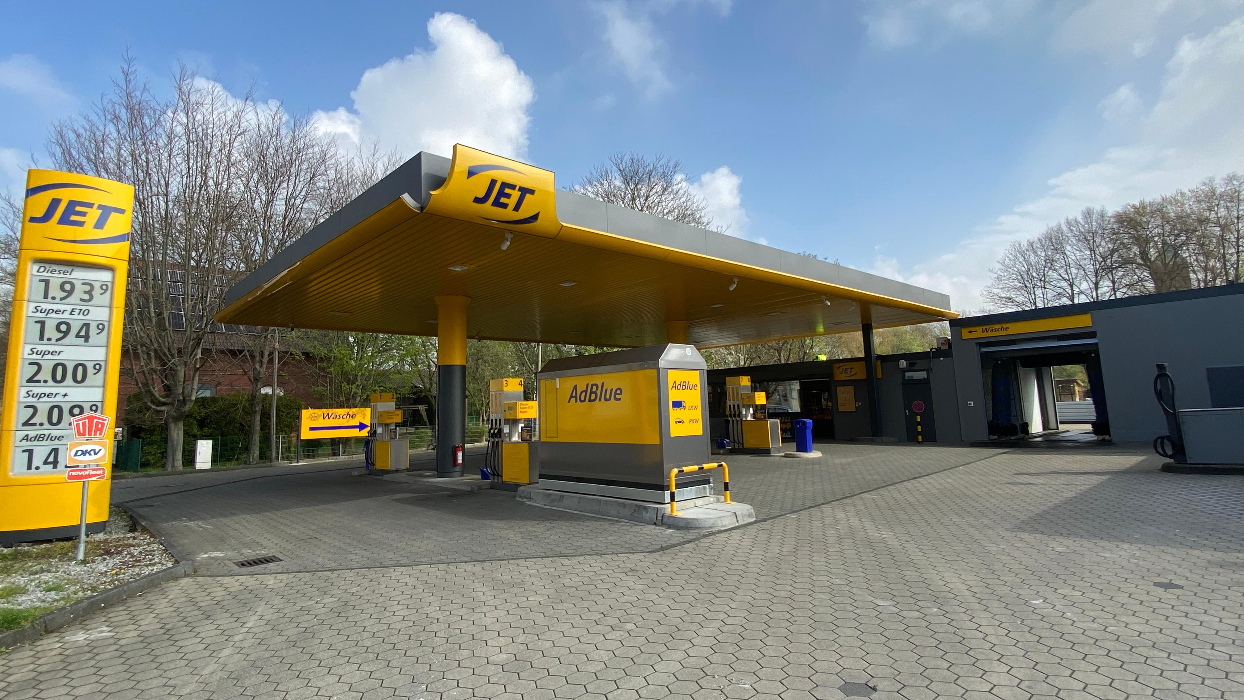 JET Tankstelle, Kamener Straße in Unna