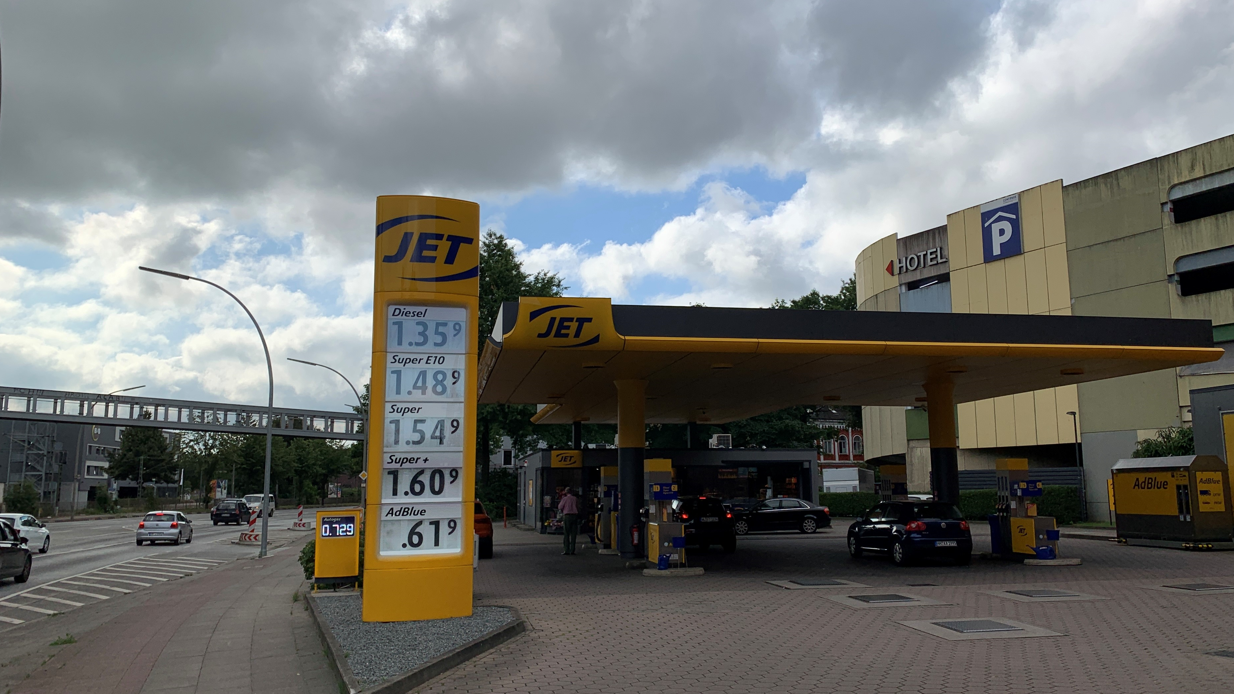JET Tankstelle, Großer Schippsee in Hamburg