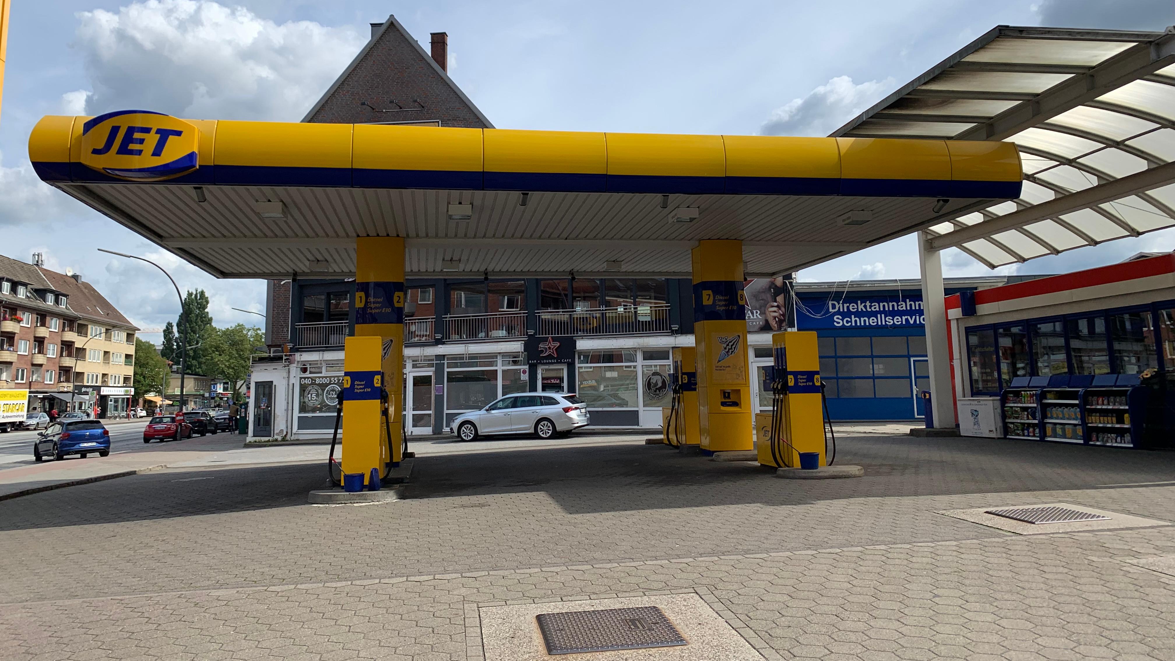 JET Tankstelle, Wandsbeker Chaussee in Hamburg