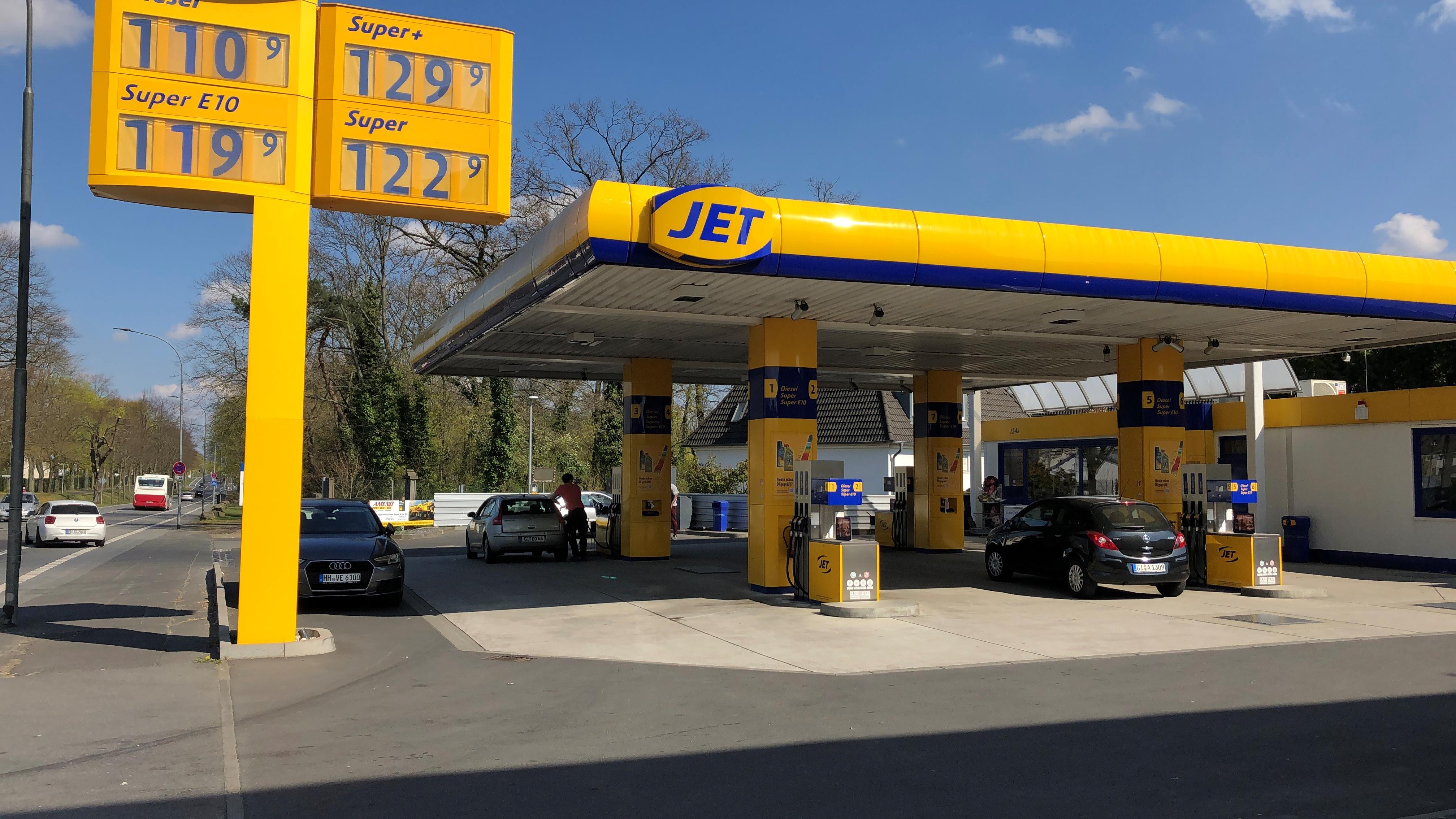 JET Tankstelle, Grünberger Straße in Gießen
