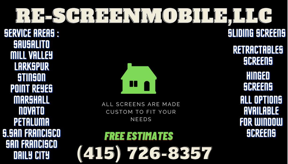 Re-Screen Mobile - Sausalito, CA