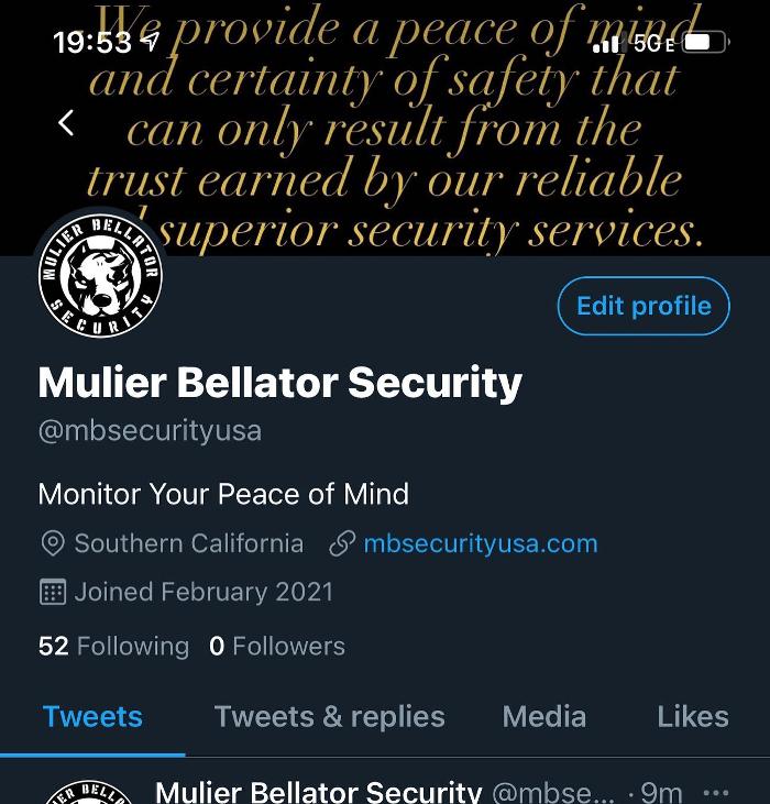 Mulier Bellator Security - Temecula, CA