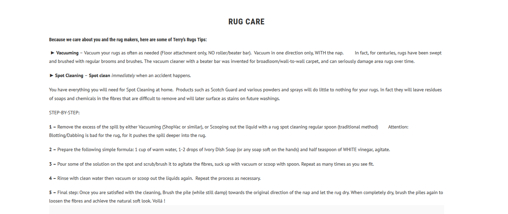 Terry's Rugs