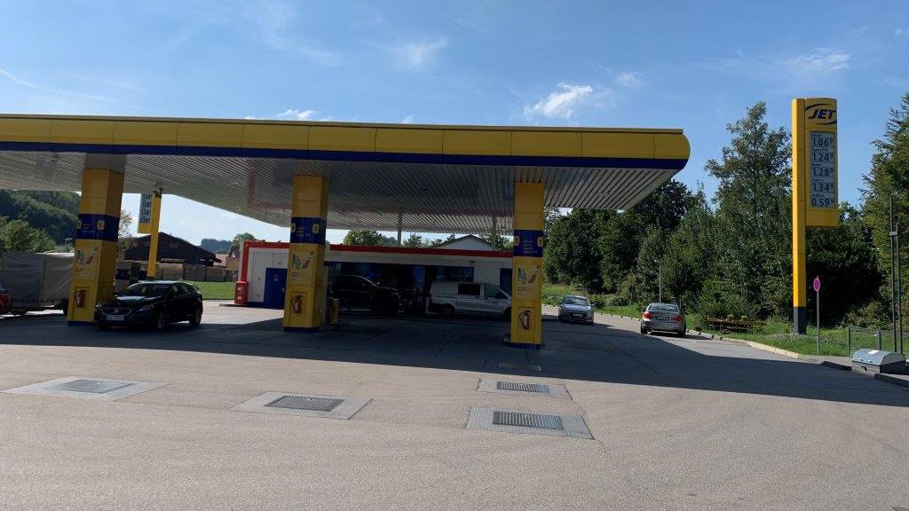 JET Tankstelle, Lutzenmühle in Kraftisried