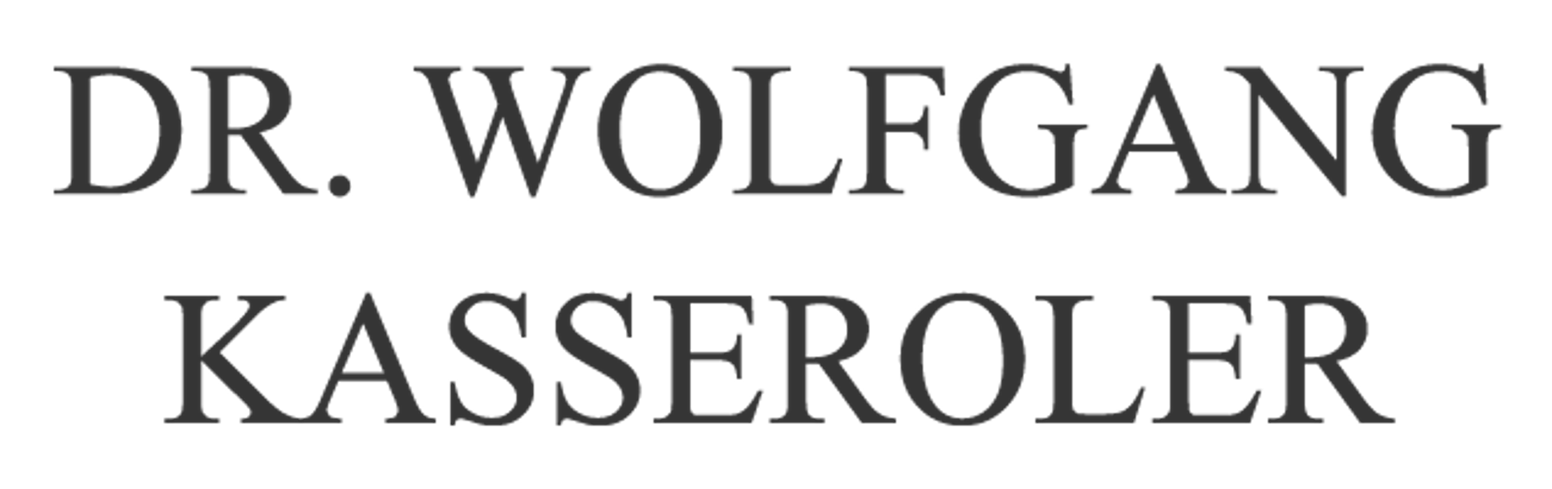 Dr. Wolfgang Kasseroler in Innsbruck