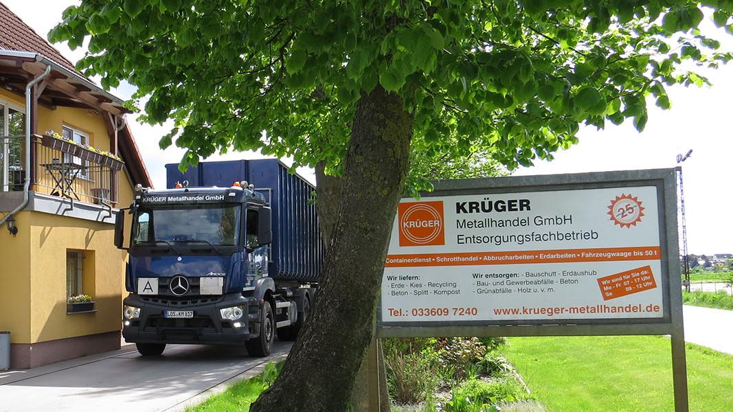 KRÜGER Metallhandel GmbH | Entsorgungsfachbetrieb und Containerdienst, Am Pottack in Wiesenau