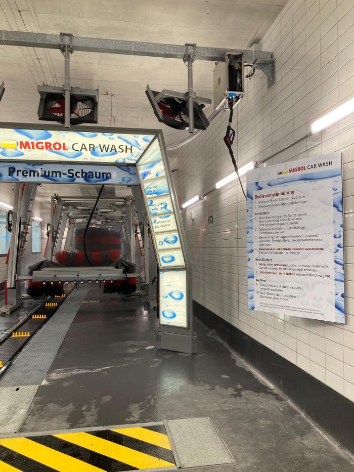 Migrol Car Wash, Textilstrasse in Arbon