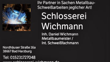 Schlosserei Wichmann, Nordhäuser Straße in Bad Harzburg