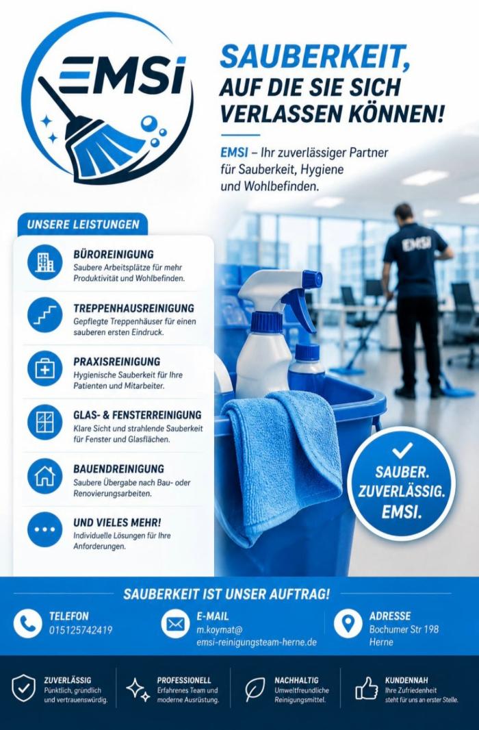 EMSI-REINIGUNGSTEAM HERNE in Herne