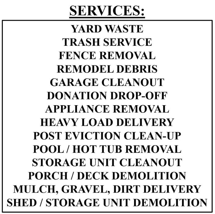 Pineland Rentals & Junk Removal - Mount Gilead, NC
