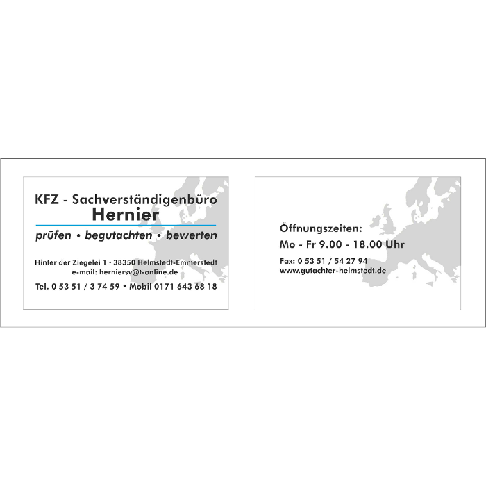 KFZ-Sachverständigenbüro Hernier Inh. Torsten Hernier, Hinter der Ziegelei in Helmstedt