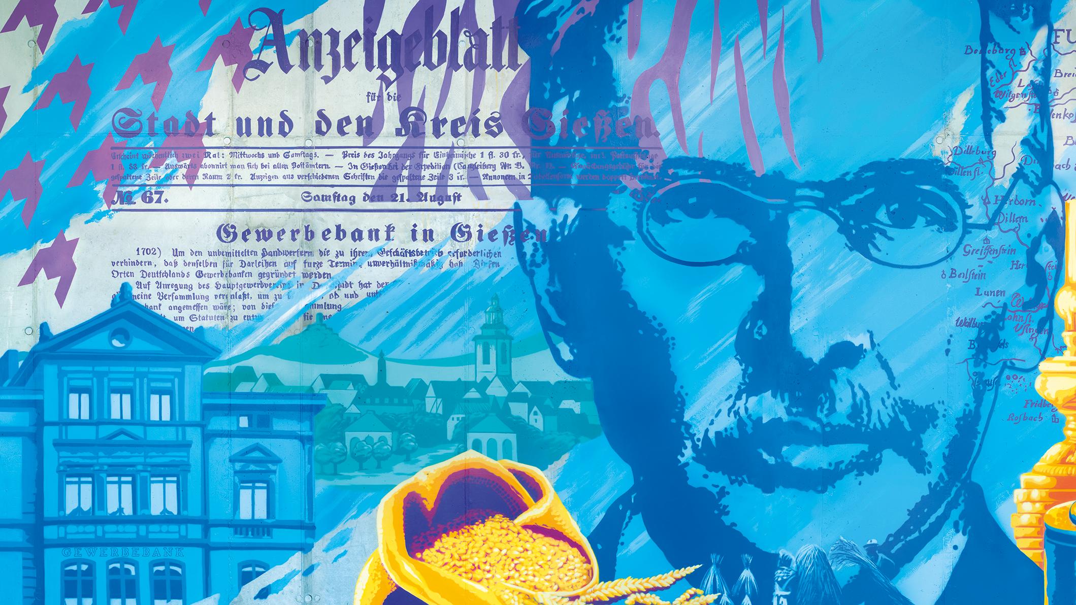 Volksbank Mittelhessen eG - SB-Filiale Launsbach, Obergasse in Wettenberg