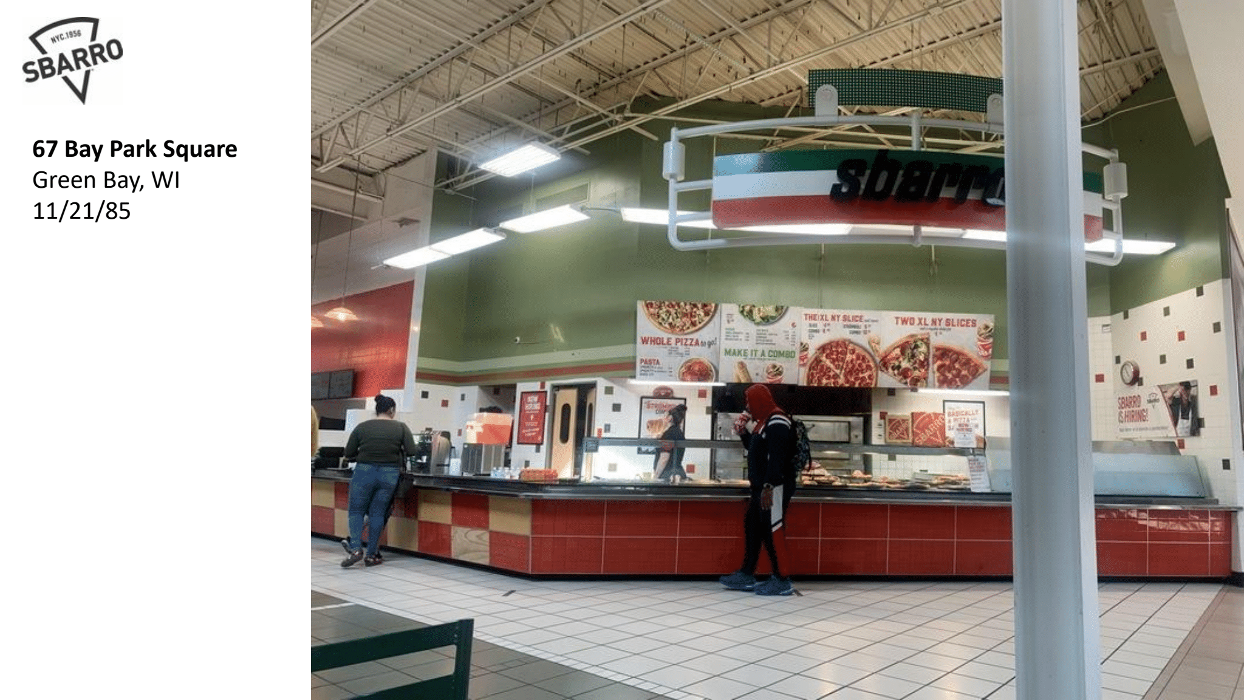 Sbarro - Green Bay, WI