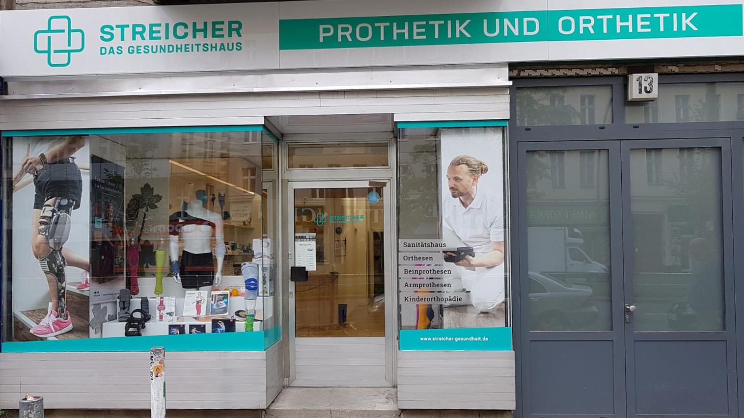 Sanitätshaus Streicher GmbH, Reinickendorfer Straße in Berlin