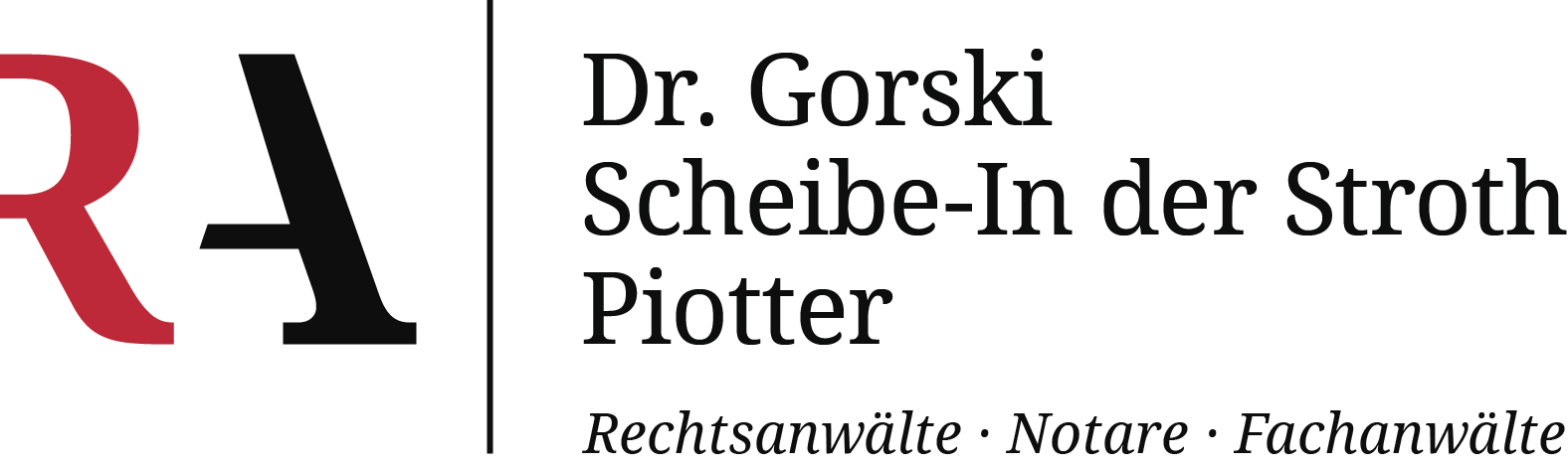 Dr. Gorski, Scheibe-In der Stroth, Piotter, Rechtsanwälte, Notare, Fachanwälte in Hagen im Bremischen