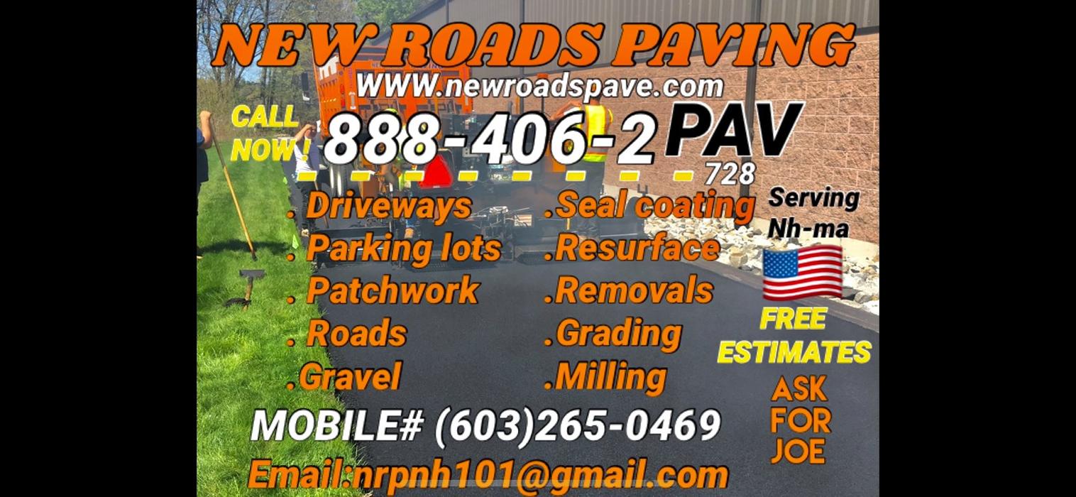 New Roads Paving - Manchester, NH