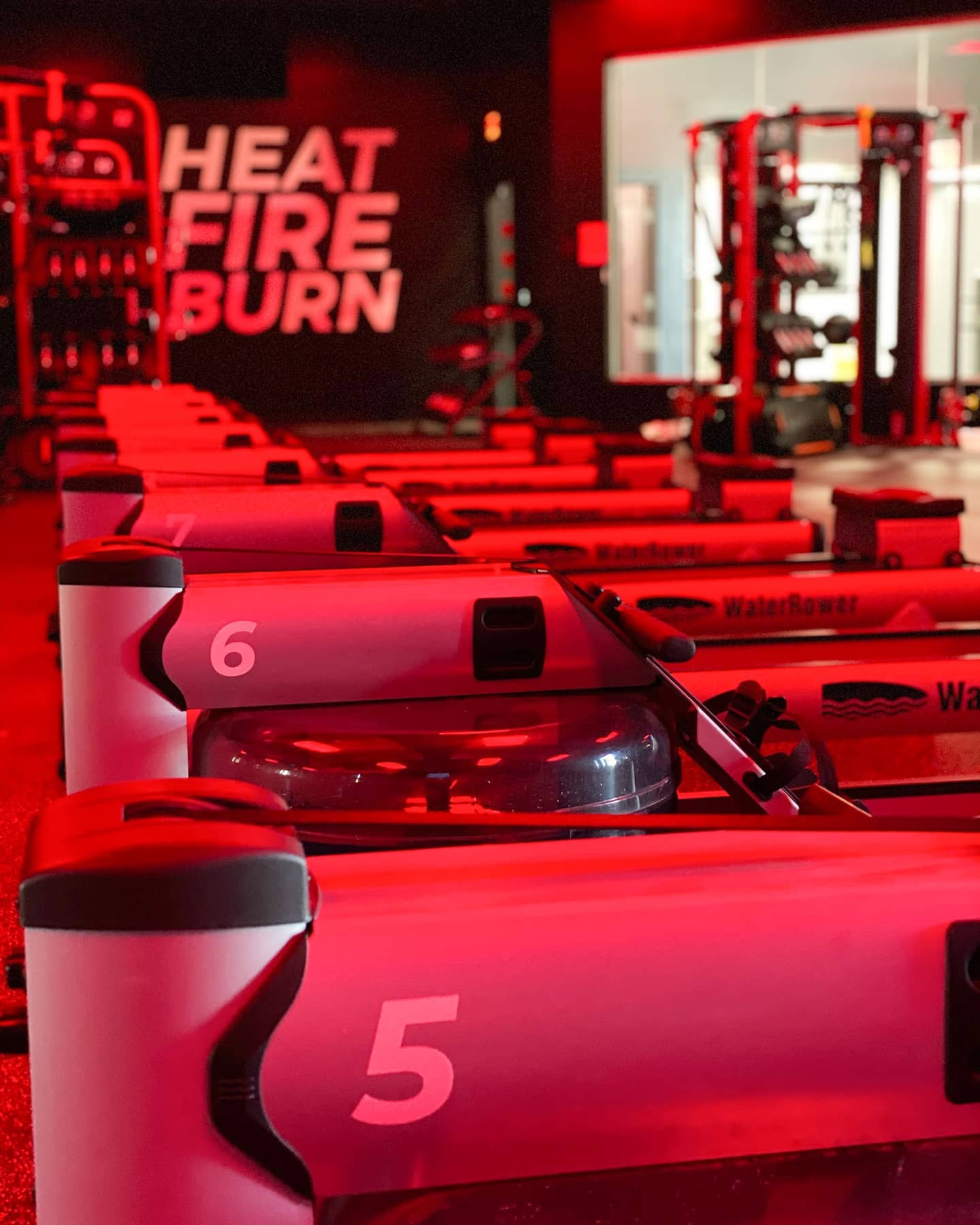 Red Effect Infrared Fitness Image