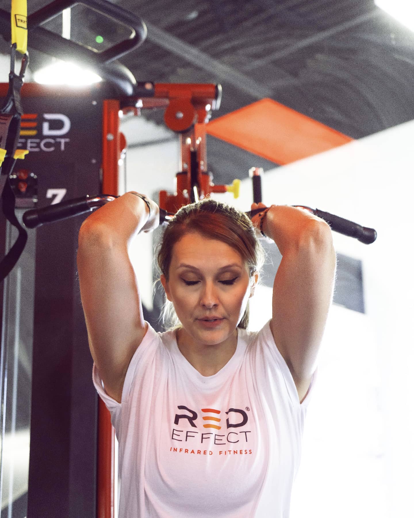 Red Effect Infrared Fitness Image
