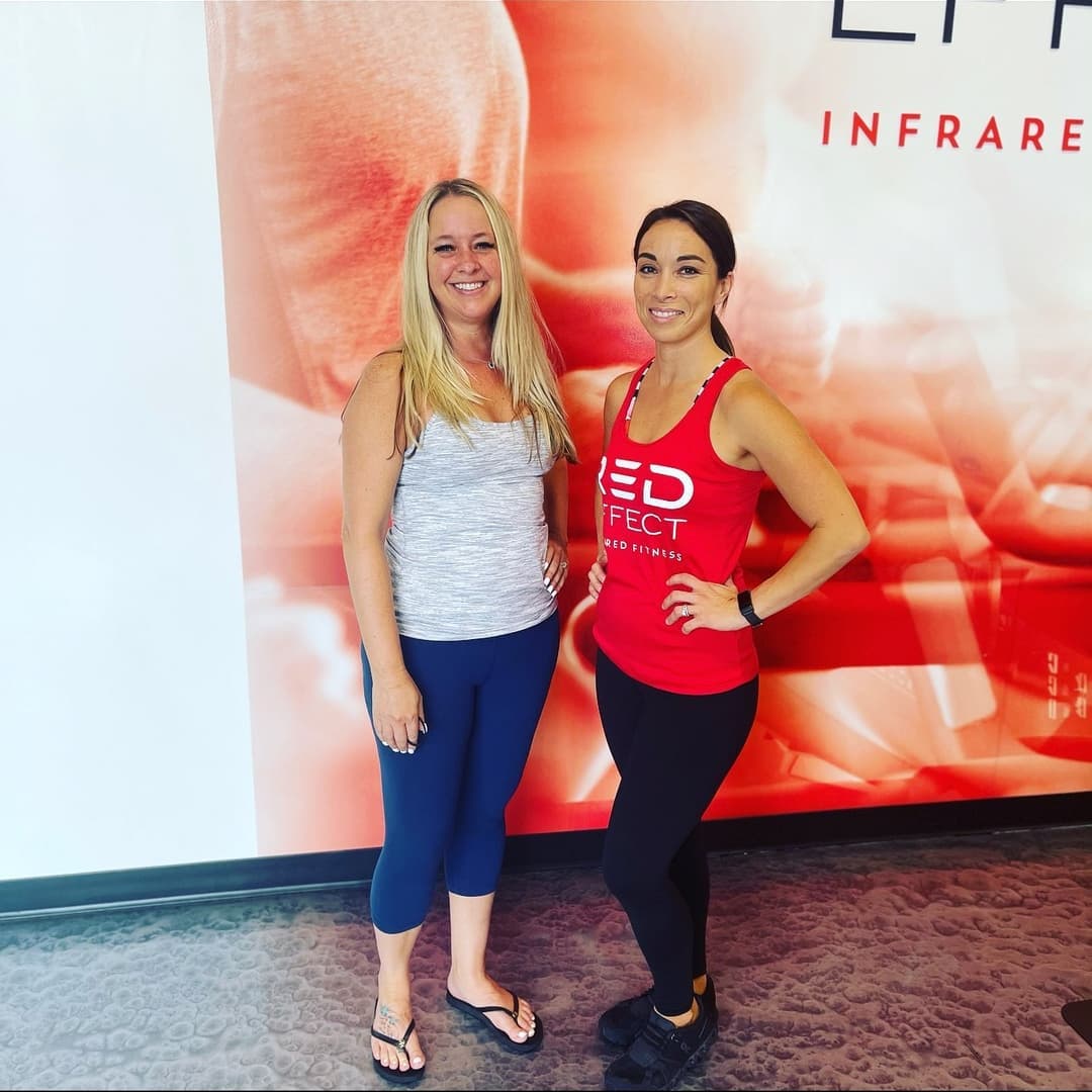 Red Effect Infrared Fitness Image