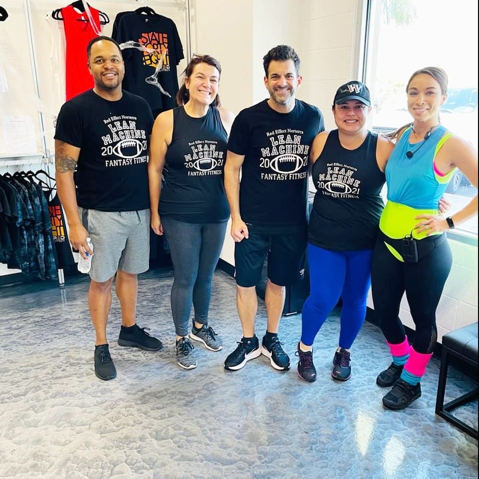 Red Effect Infrared Fitness Image