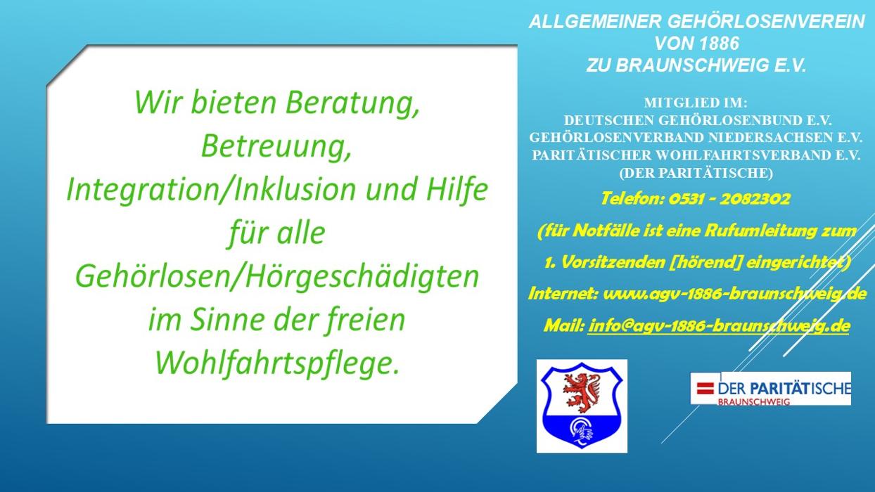Allgemeiner Gehörlosenverein von 1886 zu Braunschweig e.V. in Braunschweig