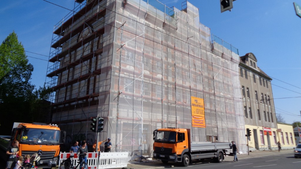 Haß & Pallmann Gerüstbau GbR, Neue Straße in Eberswalde