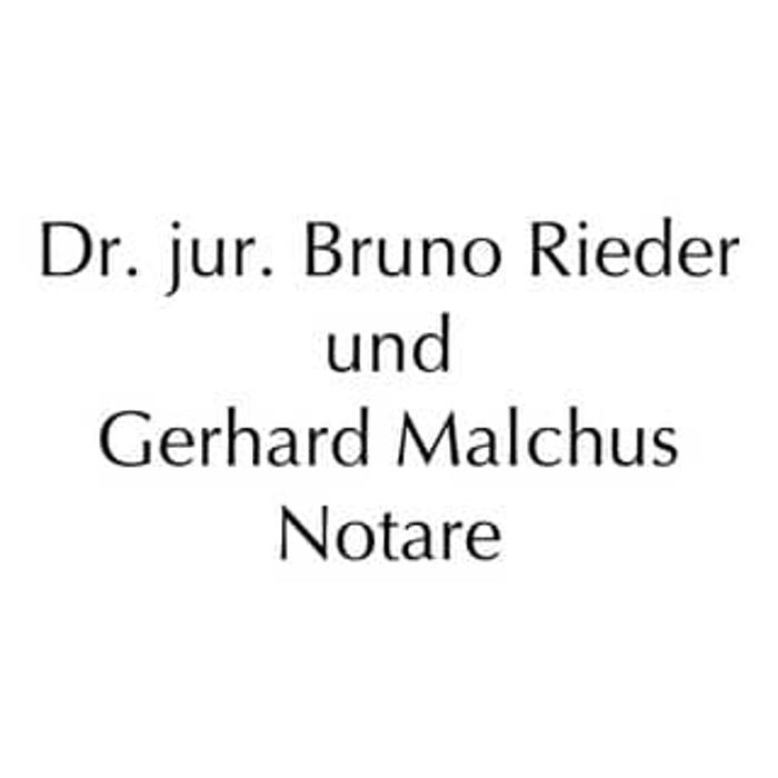 Dr. jur. Bruno Rieder u. Gerhard Malchus Notare in Speyer