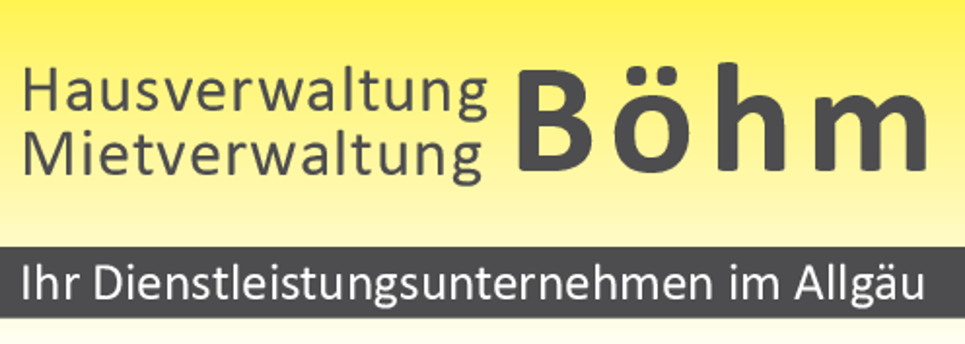 Hausverwaltung - Böhm in Sonthofen