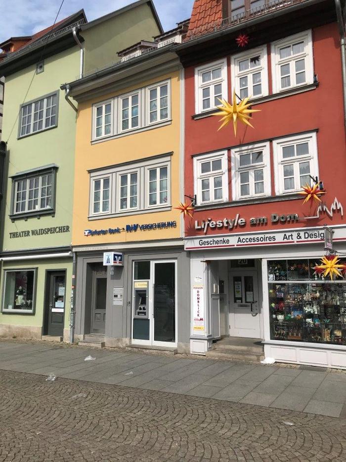 Volksbank Thüringen Mitte eG, Domplatz in Erfurt