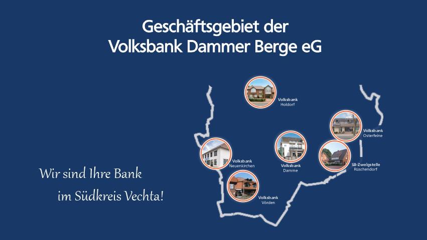 Volksbank Neuenkirchen (Niederlassung der Volksbank Dammer Berge eG), Bahnhofstraße in Neuenkirchen-Vörden