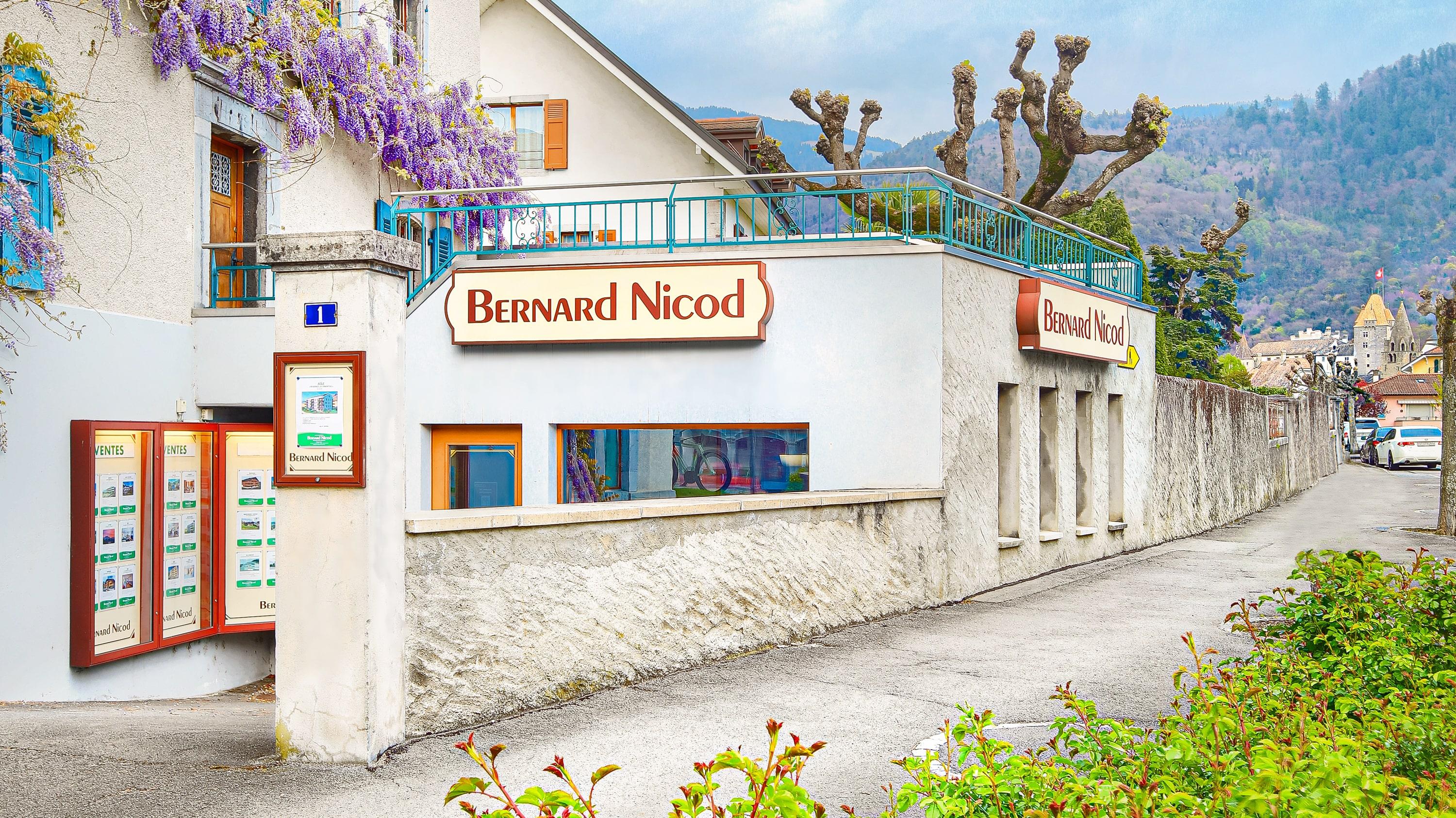 Bernard Nicod - Aigle, Place du Marché in Aigle