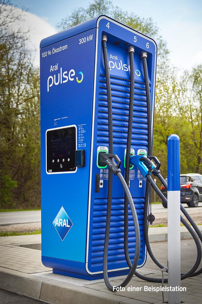 Aral pulse Ladestation, Westring in Schuby